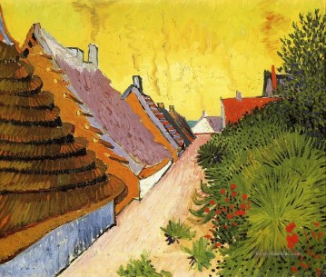  Marie Kunst - Straße in Saintes Maries Vincent van Gogh
